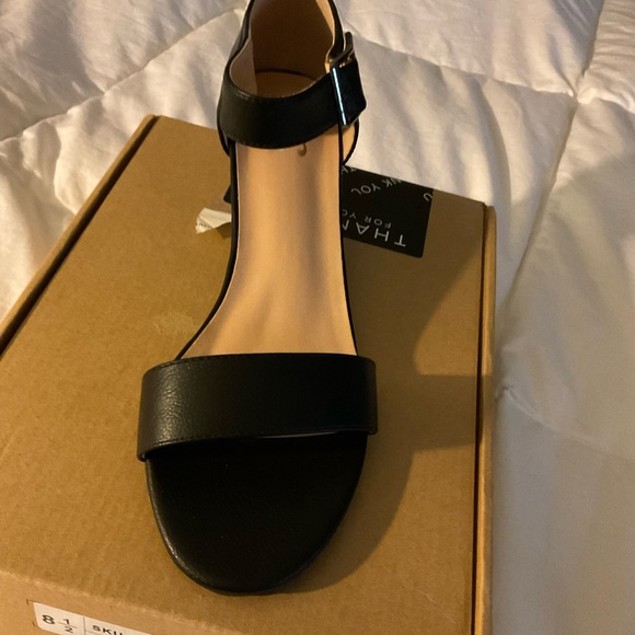 Black sandals women’s 8.5 - Picture 2 of 8